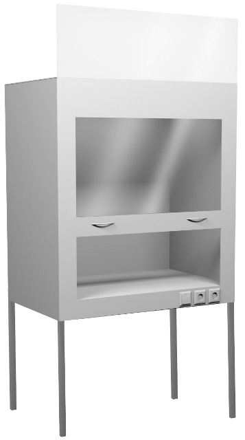 Вытяжной шкаф для муфельных печей НВ-1600 ШВп (1610*700*1960)