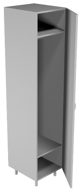Шкаф для одежды односекционный НВ-400 ШО (400*460*1820)