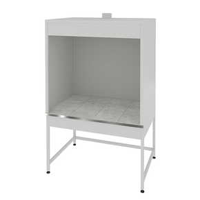 Шкаф для нагревательных печей 1210x870x1895 мм, белый металл, раб. поверхность - КЕРАМИКА